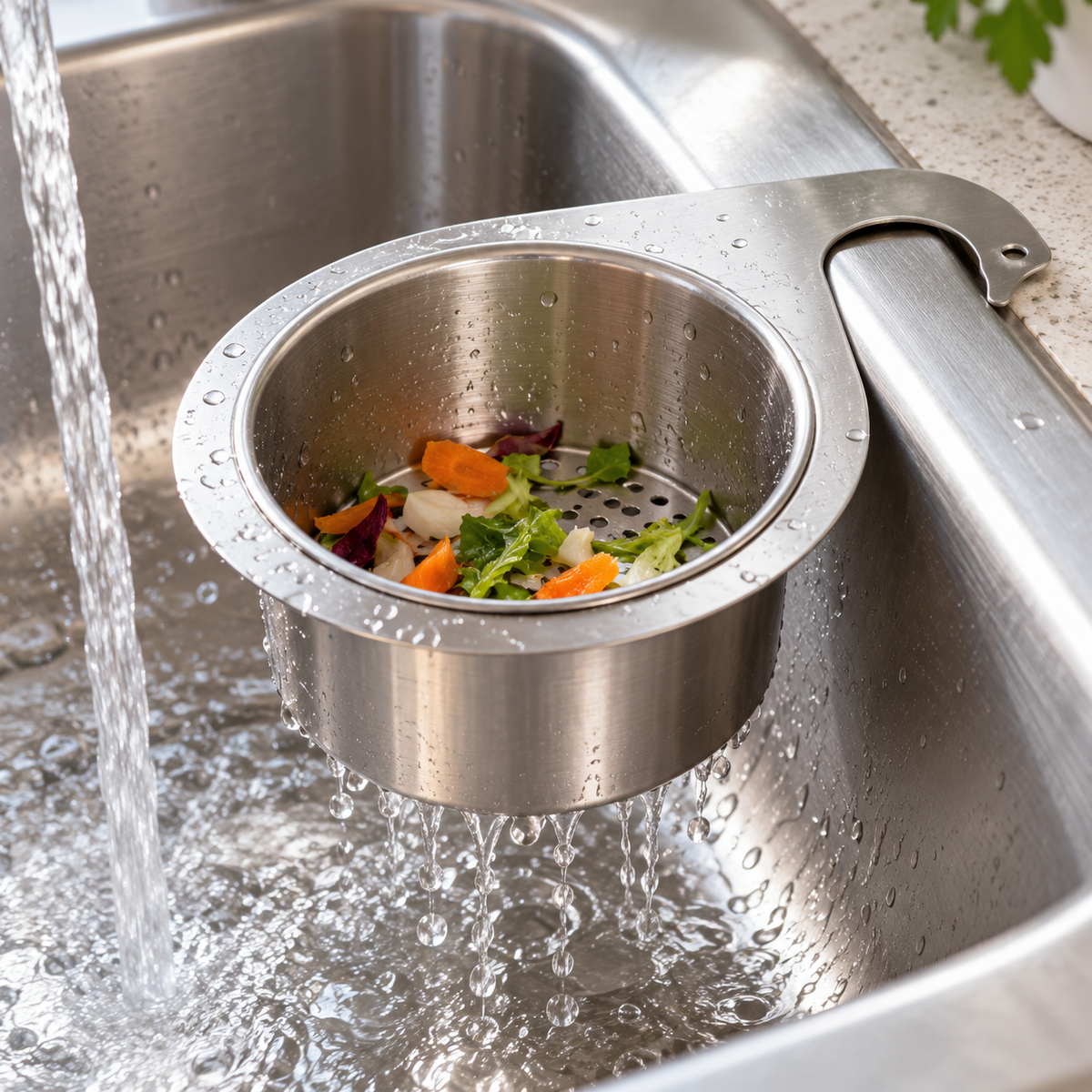 Stainless Steel Kitchen Sink Strainer Basket