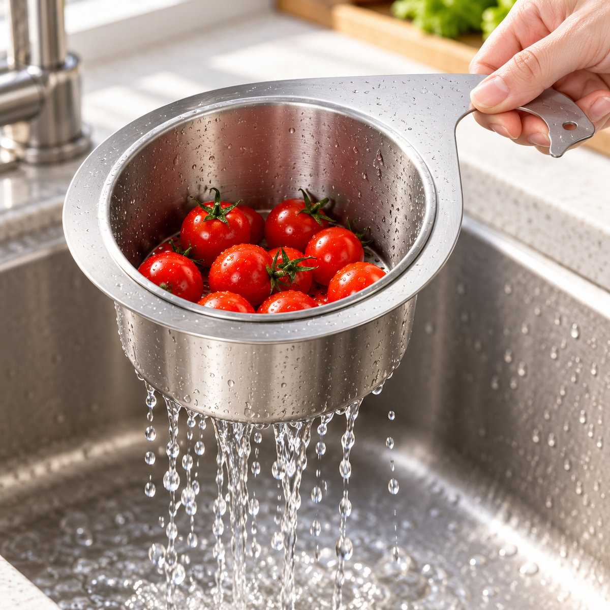 Stainless Steel Kitchen Sink Strainer Basket
