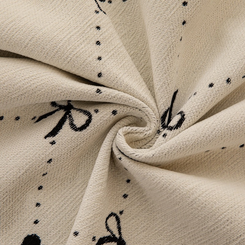 HomeTaro Chenille Bay Window Mat – Non-Slip & Washable