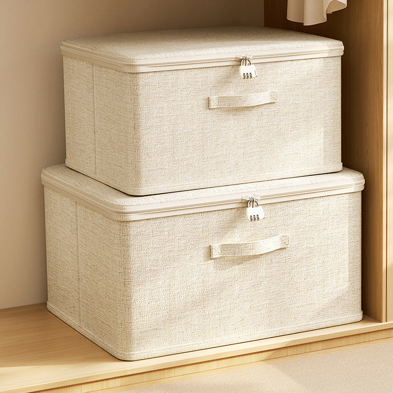 HomeTaro Oxford Fabric Storage Box with Soft Lid