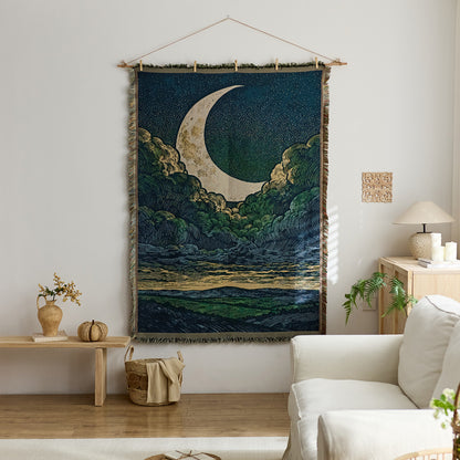 HomeTaro Vintage Starry Sky Cotton Gauze Wall Tapestry