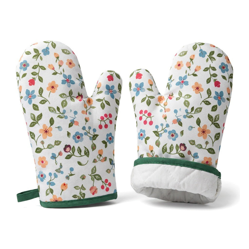 HomeTaro Heat-Resistant Poly-Cotton Oven Mitt